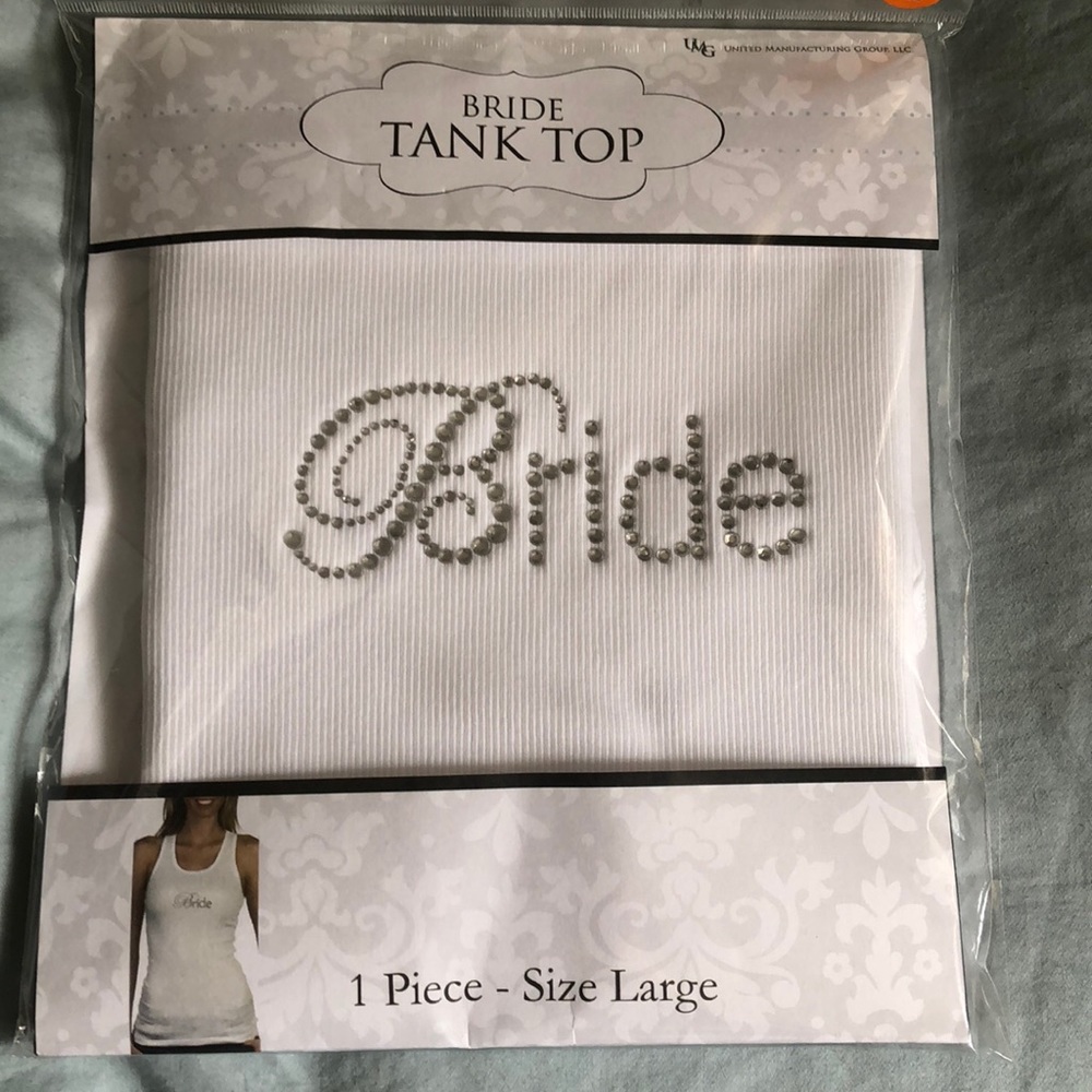 Bride tank top